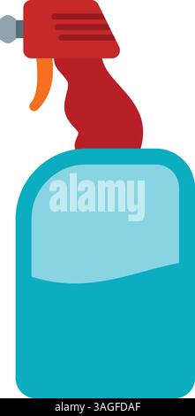 Glass Cleaner icon vector image. Suitable for mobile apps, web apps and print media. Stock Vector