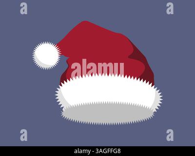Hand drawn christmas hat vector art Stock Vector