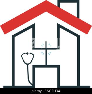 Medical service logos vector set Stock Vector