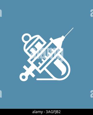 Medical service logos vector set Stock Vector