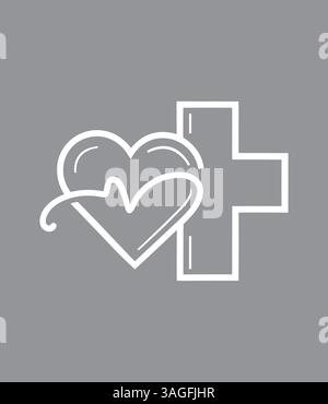 Medical service logos vector set Stock Vector