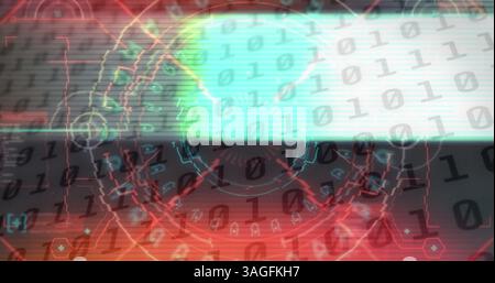 Image of scope scanning and binary coding Stock Photo