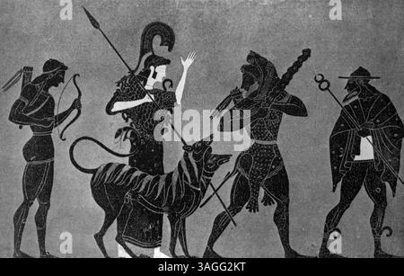 Hercules cerberus Black and White Stock Photos & Images - Alamy, حجم الصورة 450x307