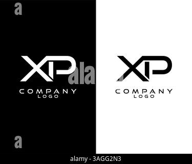 letter XP, PX Monogram logotype vector for company. business identity Stock Vector