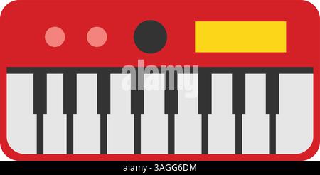 Keyboard icon vector image. Suitable for mobile apps, web apps and print media. Stock Vector
