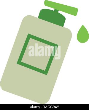 Lotion Bottle icon vector image. Suitable for mobile apps, web apps and print media. Stock Vector