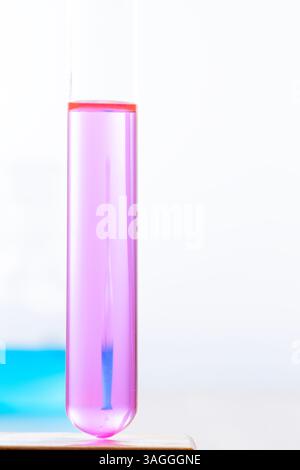 Laboratory work of scientists creating new natural remedies. Stock Photo