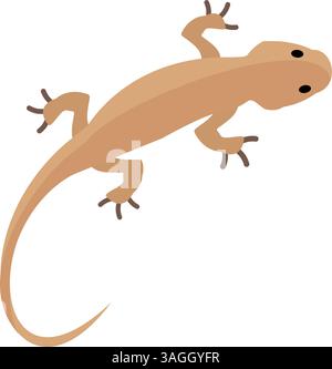 Pet Lizard icon vector image. Suitable for mobile apps, web apps and print media. Stock Vector