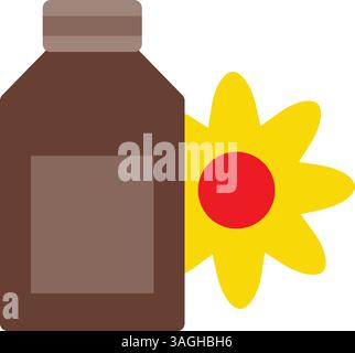 Scented Lotion icon vector image. Suitable for mobile apps, web apps and print media. Stock Vector