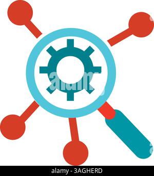 SEO icon vector image. Suitable for mobile apps, web apps and print media. Stock Vector