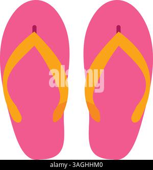 Slippers icon vector image. Suitable for mobile apps, web apps and print media. Stock Vector