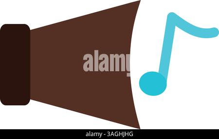 Sound icon vector image. Suitable for mobile apps, web apps and print media. Stock Vector
