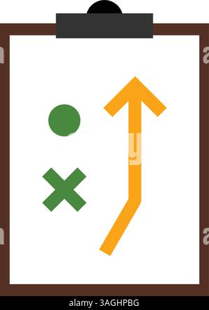 Strategy icon vector image. Suitable for mobile apps, web apps and print media. Stock Vector
