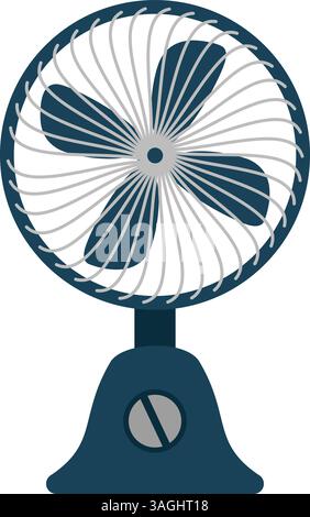 Table Fan icon vector image. Suitable for mobile apps, web apps and print media. Stock Vector
