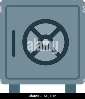 Vault icon vector image. Suitable for mobile apps, web apps and print media. Stock Vector