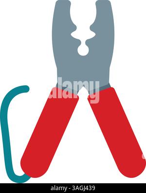 Wire Cutter icon vector image. Suitable for mobile apps, web apps and print media. Stock Vector