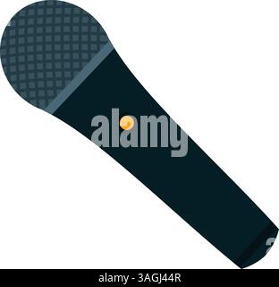 Wireless Microphone icon vector image. Suitable for mobile apps, web apps and print media. Stock Vector