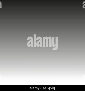Vertical fade gradient. Dark top illumination. Soft vector background. White to black. Stock Vector