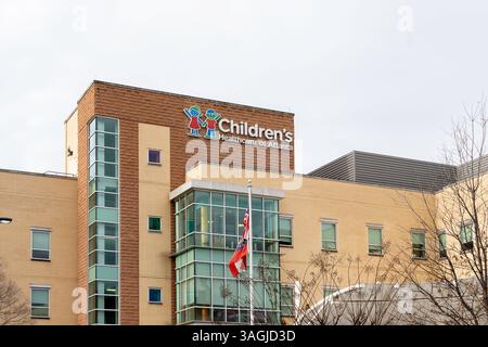 Atlanta,  Georgia, USA- January 17, 2020: Children’s Healthcare of Atlanta (CHOA), an American not for profit children's healthcare system in Atlanta Stock Photo