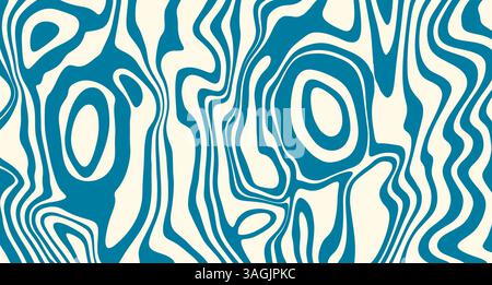 Abstract, liquid wild animal pattern. Vector illustration. Stock Vector