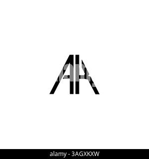 letter AK, KA triangle shape Logo Template Vector Design white background Stock Vector