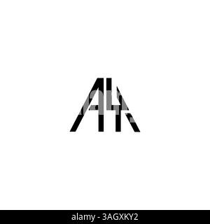letter AY, YA  triangle shape Logo Template Vector Design white background Stock Vector