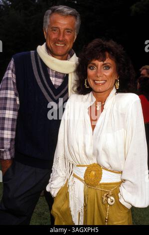 Lyle Waggoner and wife Sharon Kennedy 1992 Credit: Ralph Dominguez