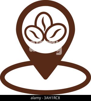 Coffee shop logo design template Stock Vector