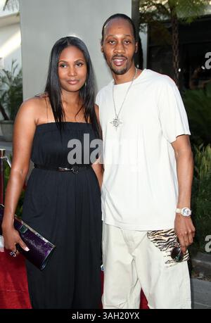 RZA at the 'Funny People' World Premiere, held at the ArcLight Cinemas ...