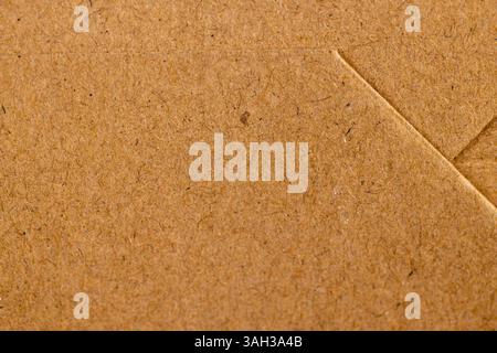 paper gift wrapping bag, made from recycled paper, small gift bag close up Stock Photo