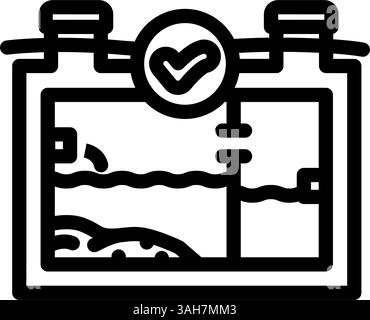 septic tank icon with outline Stock Vector Image & Art - Alamy