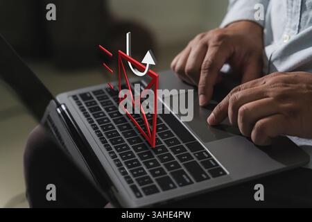 sms spam phishing from scammer SMS spam, fake text message and mail Beware of SMS scams asking for personal information Stock Photo