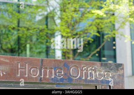 The Home Office. Government offices in central London, UK. Marsham Street. Stock Photo