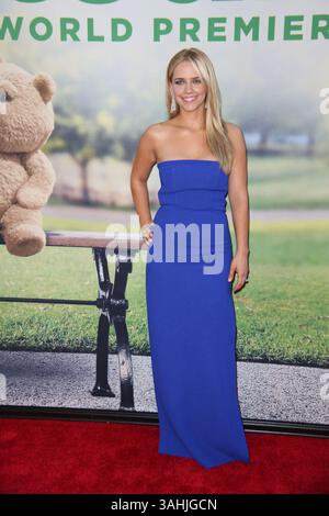 Jessica Barth attends the "TED 2" World Premiere at the Ziegfeld
