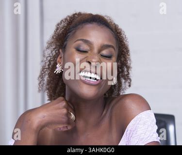 Actress, writer, and producer Issa Rae attends Brandy Norwood’s ...