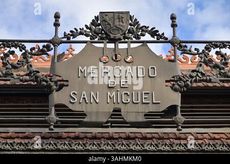 Markthalle Mercado de San Miguel, Centro, Madrid, Spanien *** Market