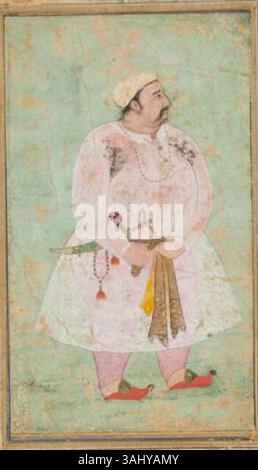 The portrait of Mota Raja Udai Singh, painted around 1580, depicts the ...