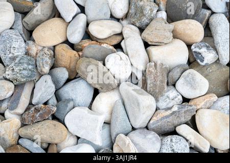 Natural Pebble Stone Texture for Background and Design Concepts Stock Photo