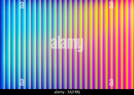 Vertical lines with a bright gradient. Stock Vector