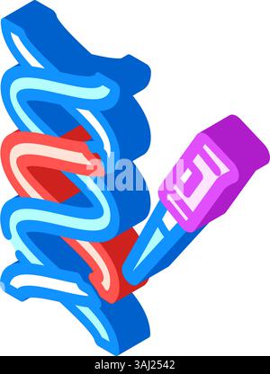 Crispr - gene editing tool. Genetic engineering. Vector stock ...