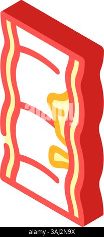 colon polyps gastroenterologist isometric icon vector illustration ...