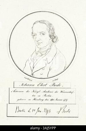 A portrait of Johann Elert Bode, part of the collection at the Hamburg ...