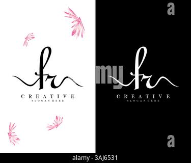 RF logo. R F design. White RF letter. RF/R F letter logo design ...