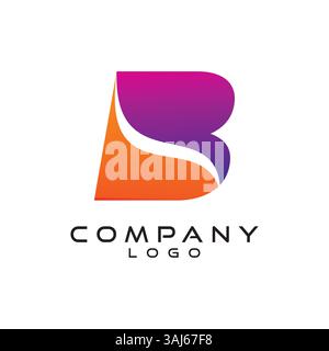 b, bs, sb letter logo design vector Stock Vector