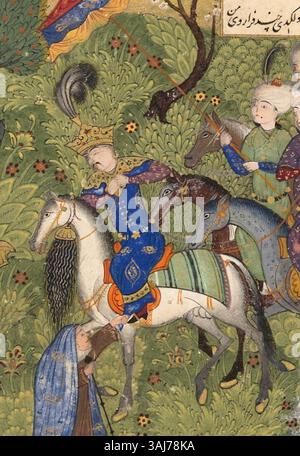 This Illustration From The Khamsa Of Nizami Depicts The Legendary 