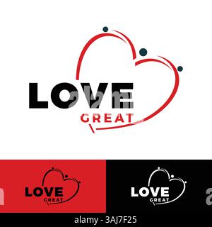 love people icon logo design template Stock Vector