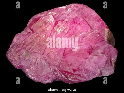 Corundum var. Ruby, Myanmar, Burma Stock Photo