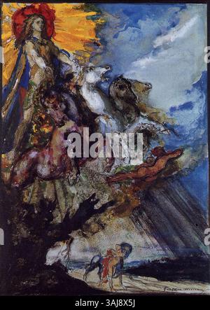 In this painting, Moreau illustrates the mythological contest between ...