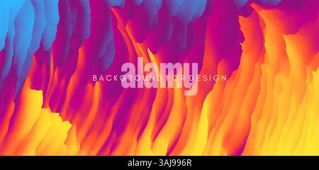 Burning fire flames. Abstract background. Modern pattern. Vector illustration for design. Stock Vector