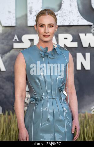 Genevieve O'Reilly on the red carpet at the Tolkien UK Premiere at the